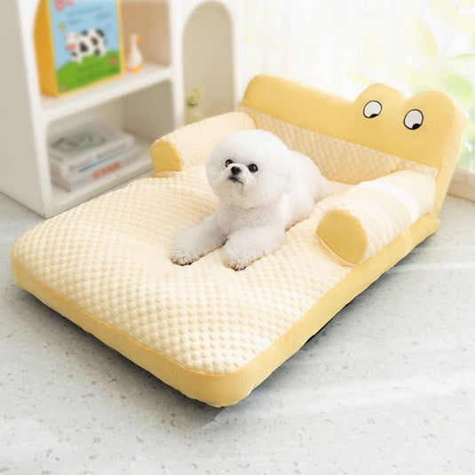 Funny Ice Calming Dog Bed for Summer