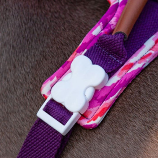 Purple Large Dog Harness and Leash