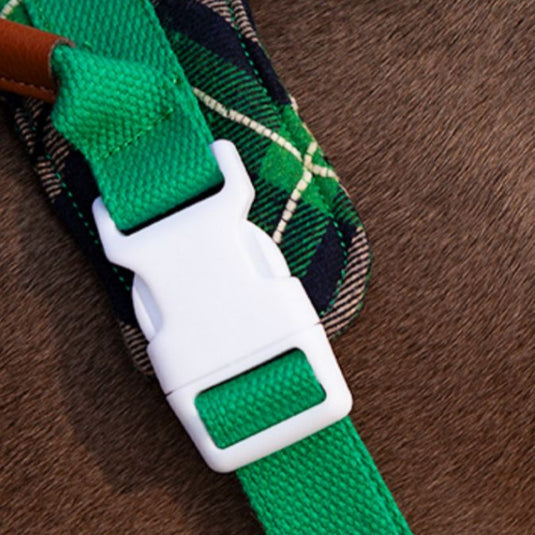 Green Large Dog Harness and Leash