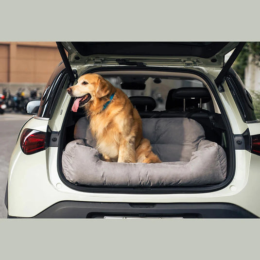 Travel Bolster Safety Medium Large Dog Car Back Seat Bed