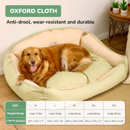 Pastel Green Calming Dog Sofa