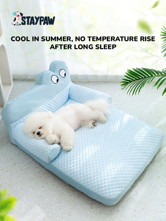 Funny Ice Calming Dog Bed for Summer